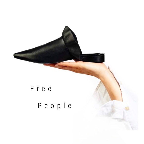 Free People Shoes - NIB Free People Sienna Ruffle Mule